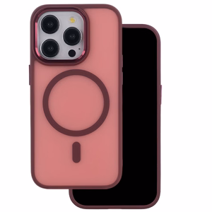 "Frozen Mag" dėklas "iPhone 16 Pro Max" 6,9" raudonos spalvos