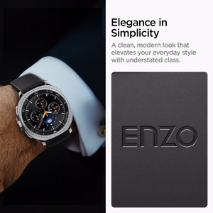 Spigen Enzo ремешок для Samsung Galaxy Watch 40/44/46 mm — черный