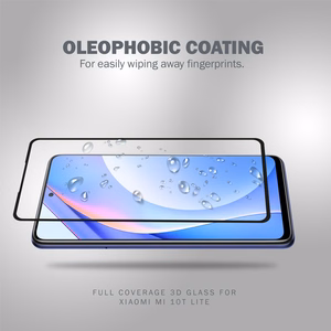Защитное стекло Crong 3D Armor Glass Full Glue 9H для Xiaomi Mi 10T Lite