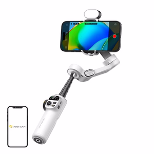 AOCHUAN X2 stabilizatorius su RGB apšvietimu (baltas)