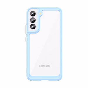 Outer Space Case для Samsung Galaxy S23 чехол с гибкой рамкой синий