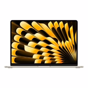 Apple MDVE4ZE/A – MacBook Air 15 col., M5, 10 branduolių CPU / 10 branduolių GPU, 16 GB / 1 TB SSD, tarptautinė anglų klaviatūra, žvaigždžių švytėjimo