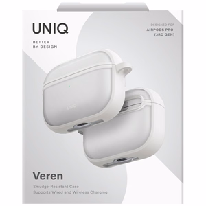 "Uniq Veren" dėklas "AirPods Pro 3" - Baltas