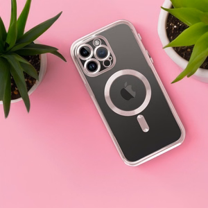 Чехол для Samsung S26 ULTRA Electro Mag Cover совместимый с MagSafe розовое золото