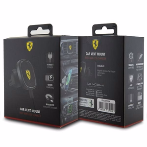 Ferrari nice. indukcinis FECHMGLK 15W tinkle juodas/juodas 2023 kolekcija Magnetinis