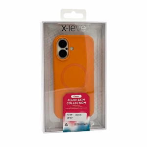 Dėklas X-Level Fluid Skin MagSafe Apple iPhone 17 Pro Max pilkas