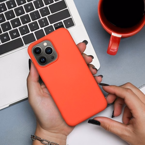 SILIKONINIS dėklas telefonui XIAOMI Redmi 10C persikų