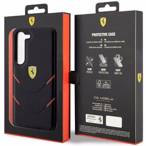 Ferrari FEHCS23SPBAK S23 S911 чёрный/чёрный жёсткий чехол Hot Stamp Lines