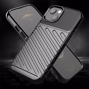 Thunder Case гибкий прочный защищённый TPU чехол для iPhone 13 mini синий