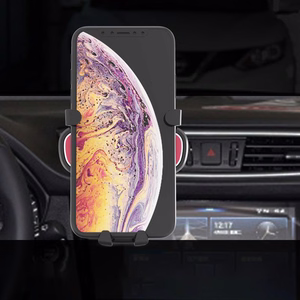 Gravity išmaniojo telefono automobilinis laikiklis ventiliacijos angai su oro gaivikliu, sidabrinis (YC06)