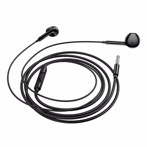 Borofone BM100 Fuente ausinės su mikrofonu, juodos