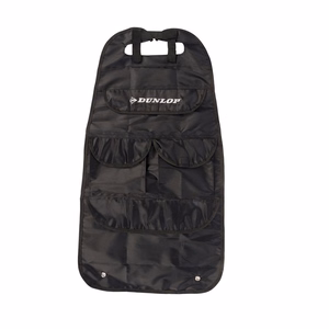 Dunlop protective car-seat-back organiser, black