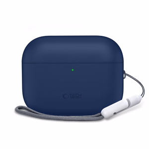 Tech-Protect silikoninis dėklas AirPods Pro 3 tamsiai mėlynas