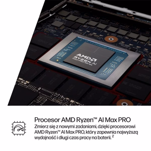 HP ZBook Ultra G1a Copilot+ PC AMD Ryzen AI Max PRO 385 Mobilusis darbo stoties kompiuteris 35.6 cm (14") 2.8K Jutiklinis ekranas 32 GB LPDDR5x-SDRAM 1 TB SSD Wi-Fi 7 (802.11be) Windows 11 Pro AI Workstation, AI PC Silver