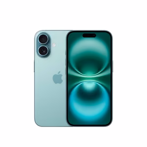 Apple iPhone 16 128 ГБ (MYED3HX/A), сине-зелёный
