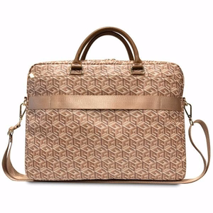 Guess GCube Stripes 16" nešiojamojo kompiuterio krepšys - rudas