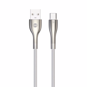 Forever Sleek кабель USB - USB-C 1,0 m 3A белый