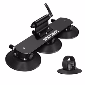 Rockbros XP1001 siurbtukinis automobilio stogo laikiklis 1 dviračiui – juodas
