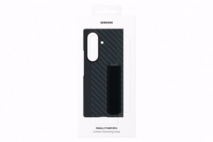 XF976SBE карбоновый чехол с подставкой Samsung Galaxy Fold 8 Ultra, черный