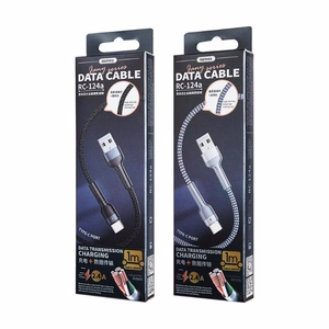USB kabelis Remax RC-124m USB-A to MicroUSB 1.0m juodas