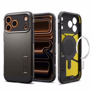 Spigen Tough Armor "T" Magnetinis dėklas telefonui iPhone 17 Pro Max - Pilkas