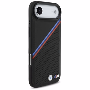 BMW M trispalvis metalinis logotipas magnetinis dėklas telefonui iPhone 17 Air - juodas