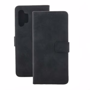 Išmanusis aksominis dėklas telefonui Xiaomi Redmi Note 10 / Redmi Note 10S juodas