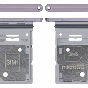 SIM kortelės laikiklis Samsung A556 A55 5G Awesome Lilac originalus (service pack)