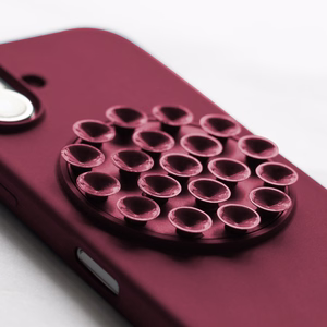 Silikoninis Stick dėklas for iPhone 15 6,1" kaštoninė