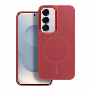 Чехол для Samsung A07 Frame Mag Cover совместимый с MagSafe пурпурный