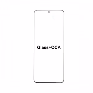 Išorinis ekrano stiklas suderinamas su Pro+ Samsung F721 Z Flip4 / SOFT FRONT GLASS + OCA / Rinkinys