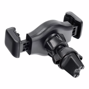 Forcell F-Grip Carbon H-CF509 automobilinis telefono laikiklis į ventiliacijos groteles, juodas