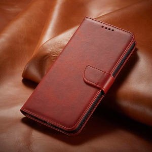 Dėklas Wallet Case Samsung A525 A52 4G/A526 A52 5G/A528 A52s 5G raudonas