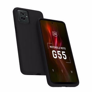 3mk Matinis dėklas telefonui Motorola Moto G55 5G - juodas