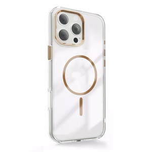 Clear Thin Mag dėklas for iPhone 17 Pro 6,3" auksinis