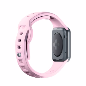 38/40/41/42 mm Powder Pink (small) - 3mk Silicone Watch Strap for Apple
