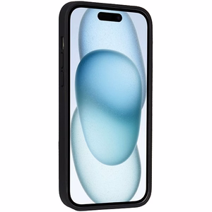 Audi Sintetinės odos dėklas telefonui su Magnetine iPhone 15 Plus/14 Plus - juodas