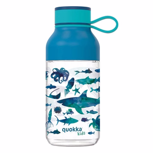 Quokka Ice Kids with Strap Ecozen gertuvė, 430 ml, Sea Animals