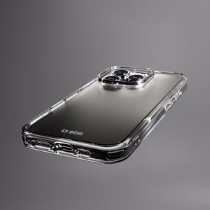 SBS set with D3O technology for iPhone 16 Pro Max - case + glass screen and camera protector - transparent