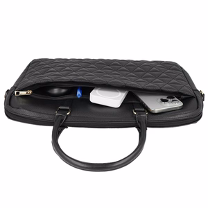 Wonder Briefcase Laptop 17 inches pico quilted black