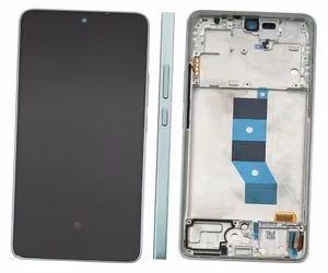 LCD ekranas Xiaomi Redmi Note 14 5G su lietimui jautriu ekranu su rėmu Coral Green originalus (service pack)