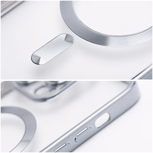 Чехол для Samsung S26 ULTRA Electro Mag Cover совместимый с MagSafe серебряный