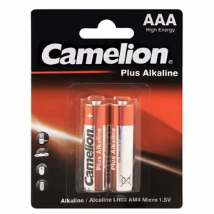 Camelion AAA / LR03 Plus – šarminės baterijos, 2 vnt.