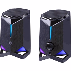Компьютерные колонки Rocket 2.0 6W LED USB чёрные