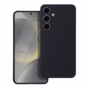 Чехол для Samsung S26 Ultra силиконовый Mag Cover совместимый с MagSafe чёрный