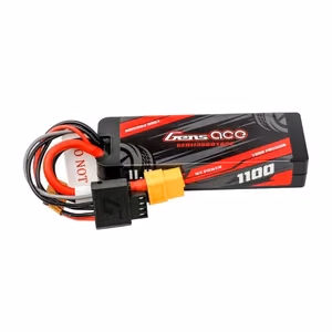 Аккумулятор Lipo Gens ace G-Tech 1100 мА·ч, 11,1 В, 3S1P, 60C, GRP-76 в жестком корпусе с разъемом XT60