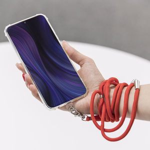 Universalus kaklo dirželis telefonams pilkas