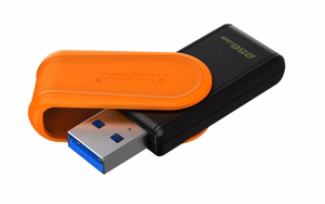 Kingston pendrive 256GB Portable USB 3.2 Gen 1 DataTraveler Exodia S (Black/Orange)
