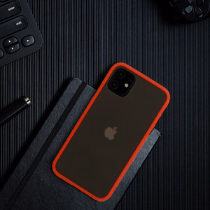 Vennus Color Button Bumper for Samsung Galaxy A20S Red