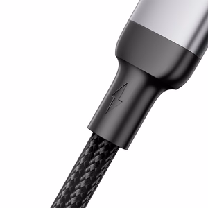Joyroom Extraordinary Series A10 USB-A / USB-C 3A кабель 1.2 m - чёрный